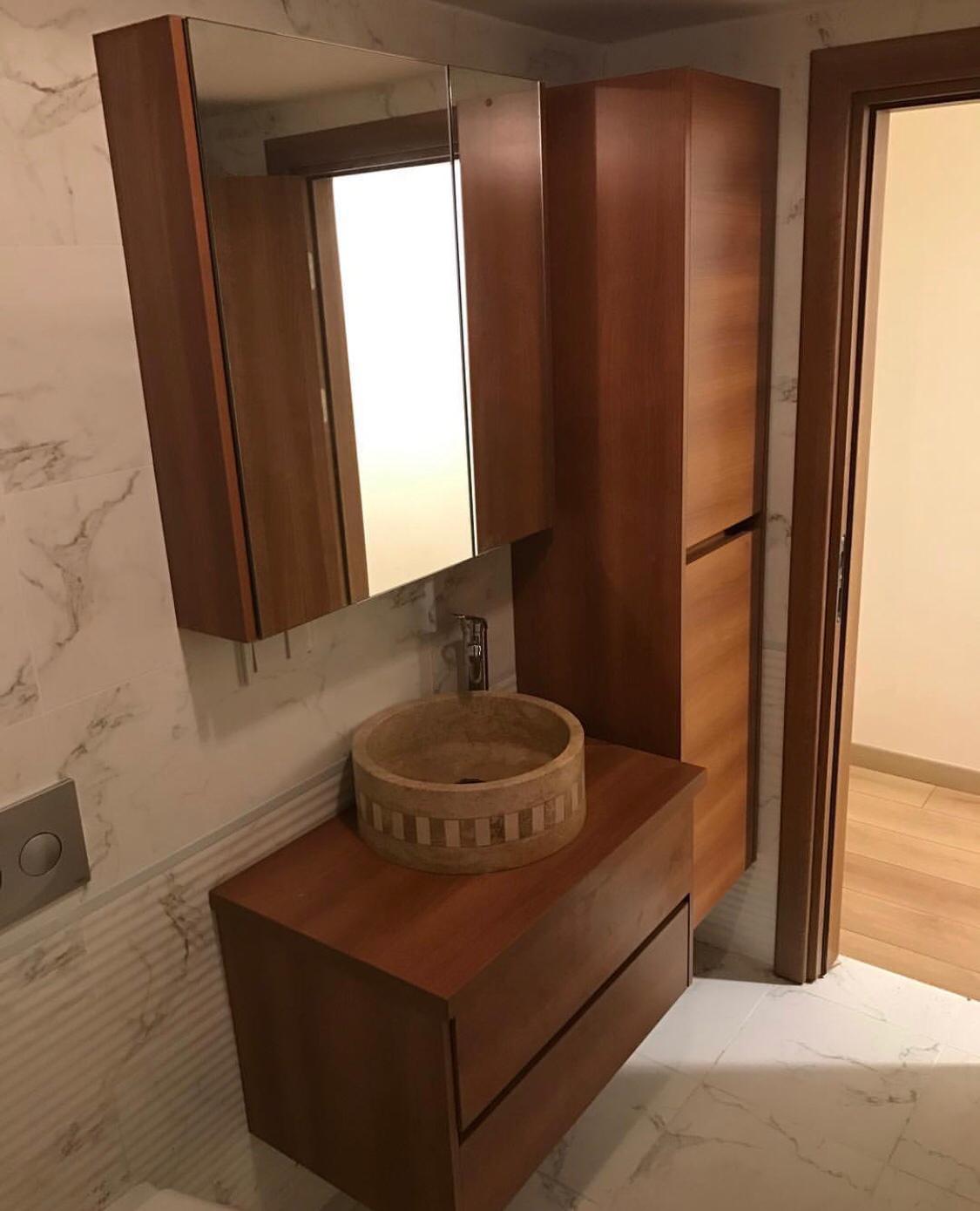 Rustik Banyo Dolabı